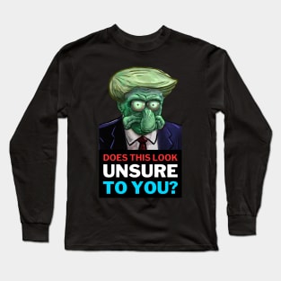 Unsure Mugshot Long Sleeve T-Shirt